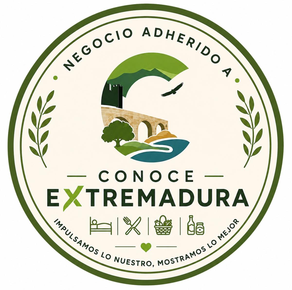 Sello Oficial: Negocio Adherido a Conoce Extremadura